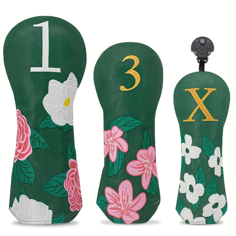 Golf Club Head cover Durable Protective Cover with Floral ScratchResistant 251020