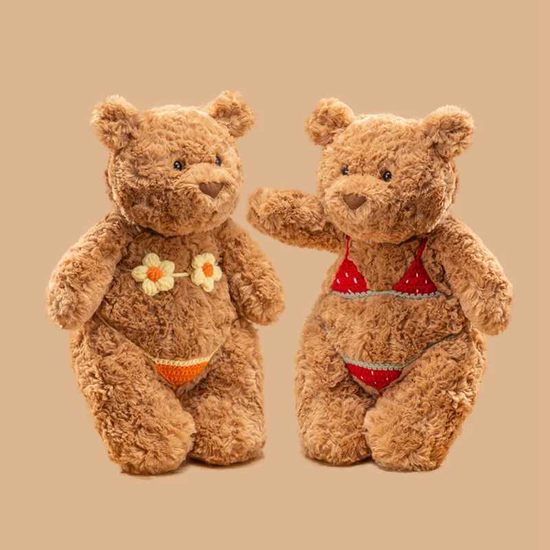 283647CM Bartholomew Bear Plush Toys Soft Stuffed Cartoon Animal Doll Cute Bear Wear Bikini Doll Funny Gifts J251020