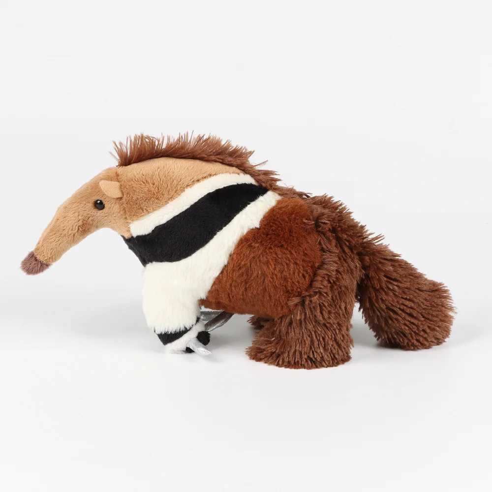 Giant Anteater High Fidelity Cute Plushie Plush Toys Lifelike Animals Simulation Stuffed Doll Kawai Toy Gifts For Kids J251020