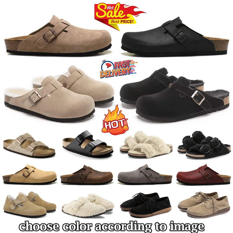 Luxury chypre designer slippers beach Classic Sandals Flat woman lady Cartoon Big Head Leather Suede Hotel Bath fashion women shoes clogs suede leather mules