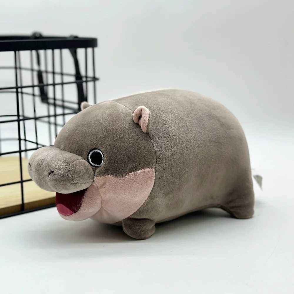 Moo Deng Plush Cute Cartoon Hippo Plushies Soft Stuffed Animal Hug Pillow Back Cushion Kids Toy Girl Boy Gift J251020