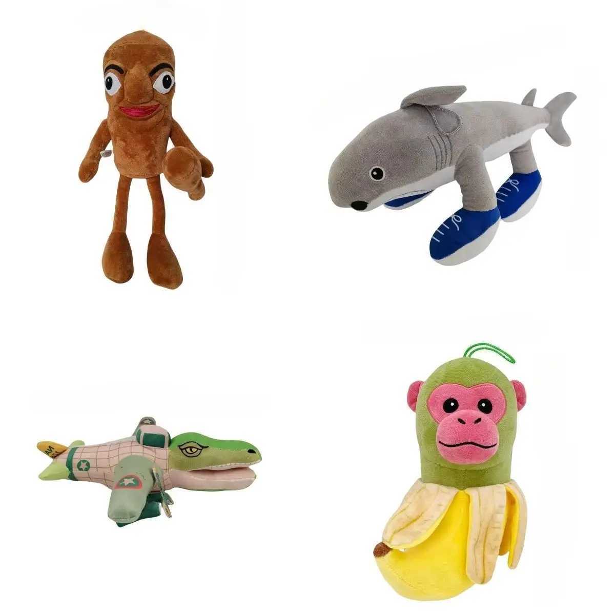 19styles Tung Sahur Plush Toys Tungtung Sahur Tralalero Tralala Shark Plush Soft Stuffed Toy Doll Gift J251020