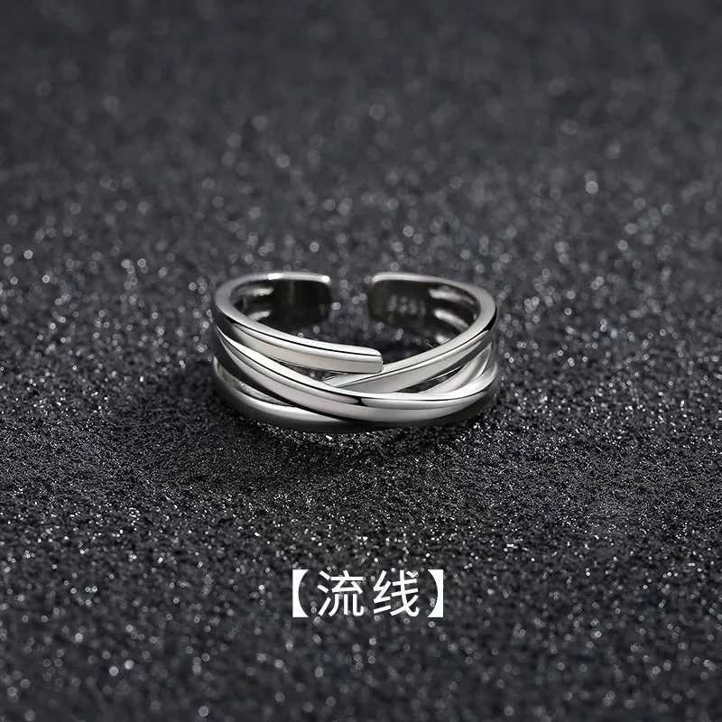 Multilayer Man And Woman Ring Irregular Geometric Ring for Women Simple Charm Retro Jewelry Gift J251020