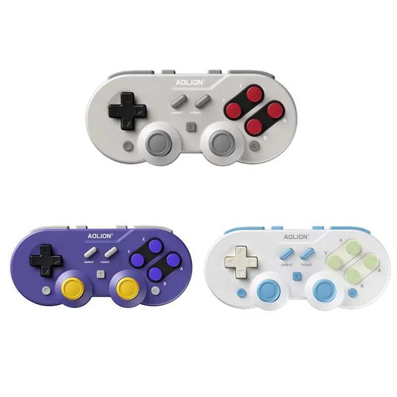 Aolion Q10 Wireless Retro Mini Game Controller Joypad Hall Effect Joystick For Nintend Switch Gamepad For PC Windows For Switch J251120