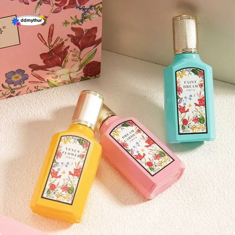 Eau De Toilette Perfume Set for Women, Floral Scent, Long-Lasting Fragrance, Blooming Water of Flowers, Valentine's Day Gift ddmythur
