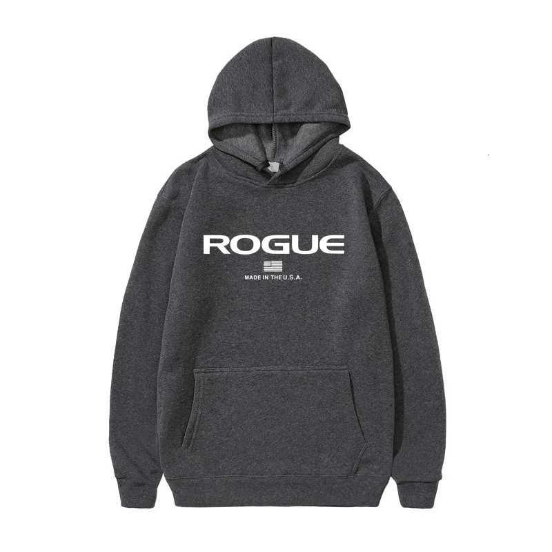 2025 Hoodie New Mens Sports Brand Rogue Fitnes Hooded Sweater Sports Cotton Fleece Men Pullovers Hip Hop hombre ropa Sweatshirt W251020