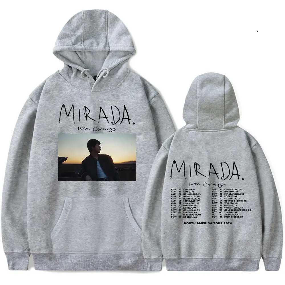 Ivan Cornejo Mirada Tour 2024 Hoodie Mens Setwear Autumn fleece hoodie Regular fit Long Sleeves Clothes Sportwear Streetwear W251020