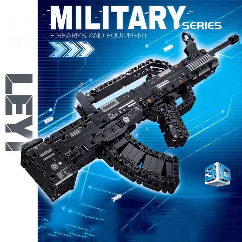 Kar98K Building Block Model Can Shoot Heavy Sniper Rifle Assemble Bricks WW2 Weapons Series Childrens Educational ToysXJ251020