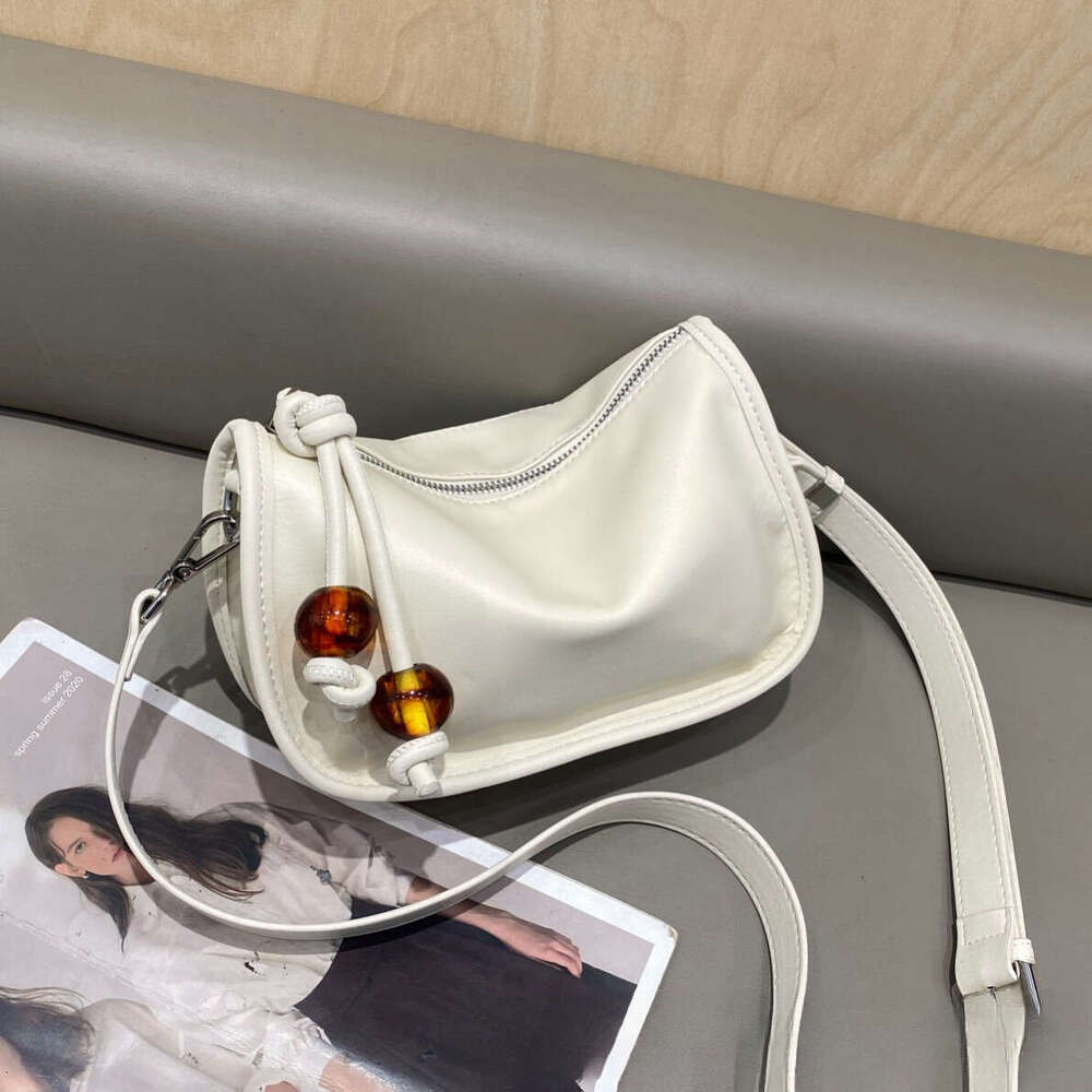 Luxury bag Top Layer Cowhide Pillow Crossbody New Lazy Style Versatile Fashion Commuter Shopping Bag