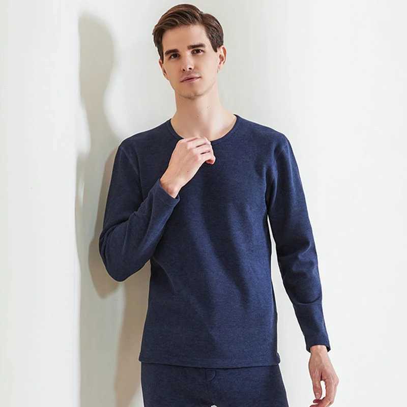 Women Thermal Underwear 2025 Woman Winter Clothing Tops Warm Pants Doublelayer Thickened And Velvet Round Neck Thermo UnderwearT251020