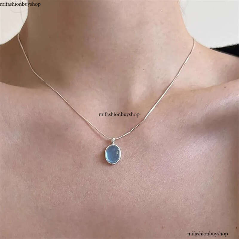 New fashion designer necklace for women, not fading, niche, high-end, light collarbone chain