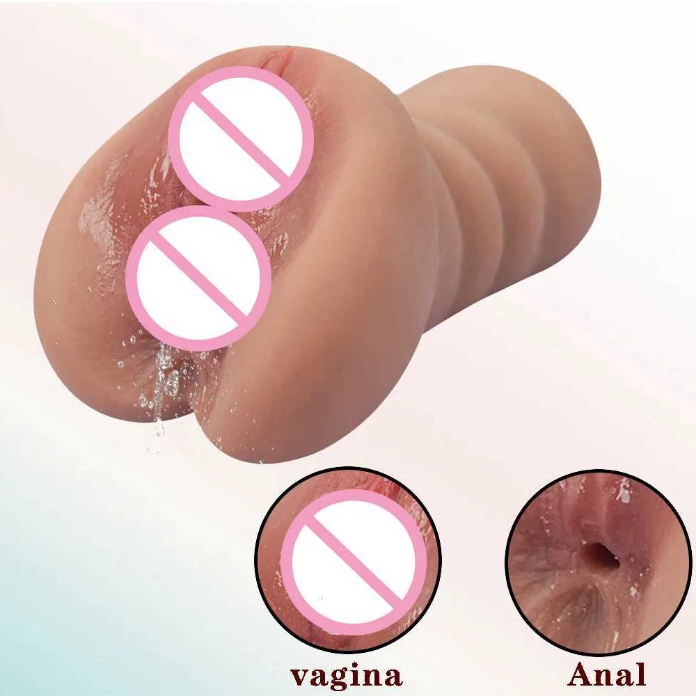 1pcs Male Masturbator 2 In 1 Realistic Vagina Sex Toys For Men Pocket Pussy Blowjob Masturbation Cup Adults Sex Tool for Men W251020