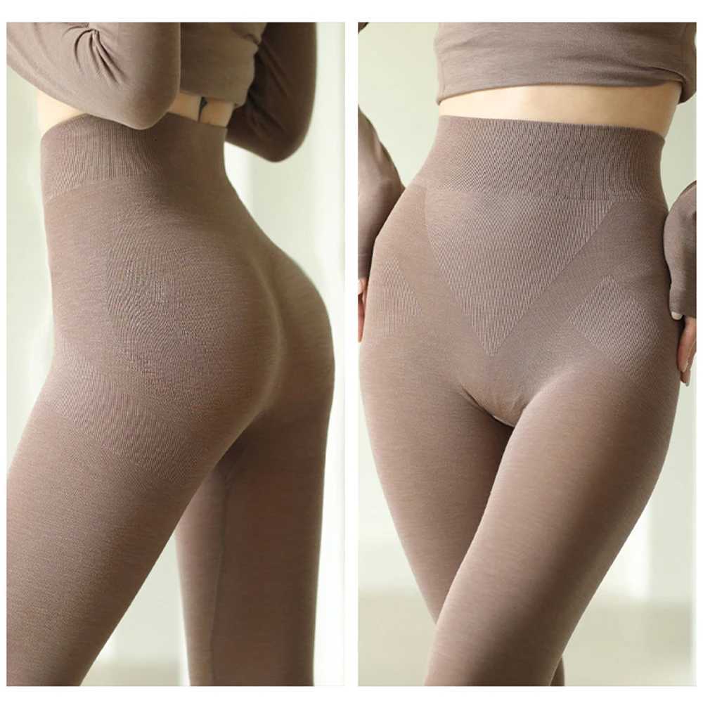 Winter Womens Thermal Underwear set 2 piece woman ONeck Seamless Thin slim fit Long Johns thermal pants Women thermal clothingT251020