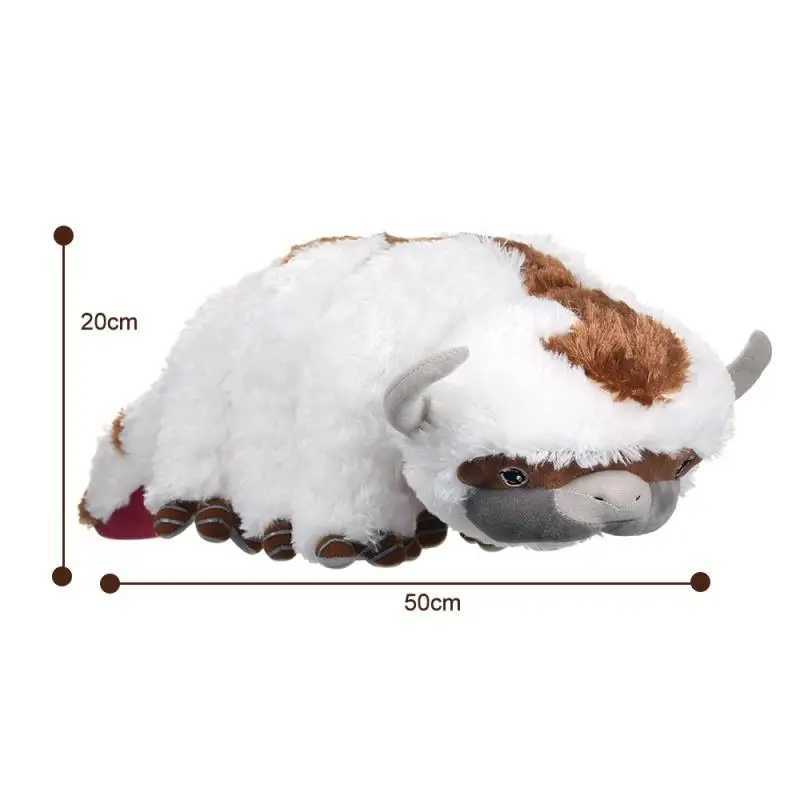 455055cm Big Size Anime Kawaii Avatar The Last Airbender Appa Plush Toys TV Series Rare Peluche Minion Stuffed Dolls Kids Toys J251020