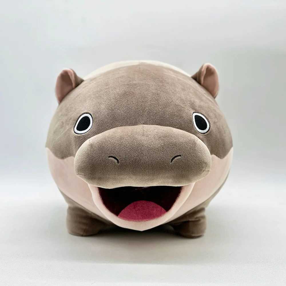 Moo Deng Plush Cute Cartoon Hippo Plushies Soft Stuffed Animal Hug Pillow Back Cushion Kids Toy Girl Boy Gift J251020