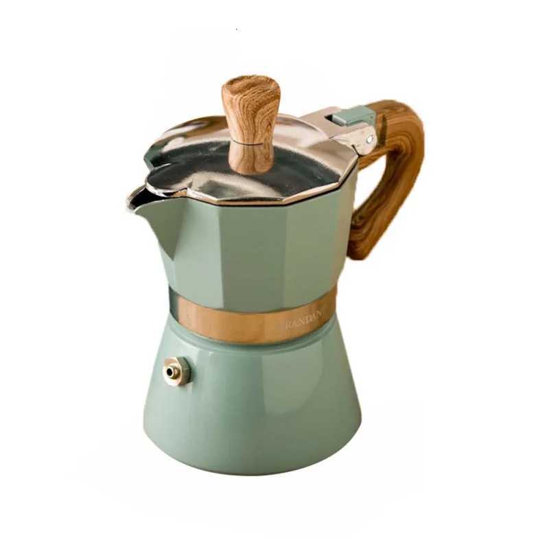150300ml Aluminum Italian Style Moka Pot resso Coffee Maker Percolator Stove Top Pot Stovetop Coffee Maker Kitchen Tools Y251020