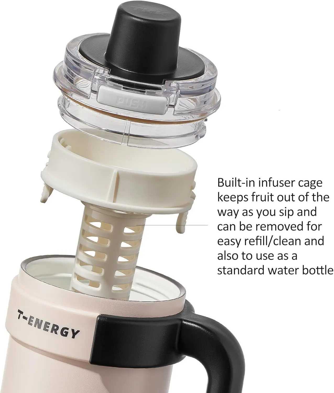 TKK Car cup 40 oz Insated s Stainless Steel Travel g with Ceramic Coating Leak Proof Double Walled d Coffee Cup Y251020