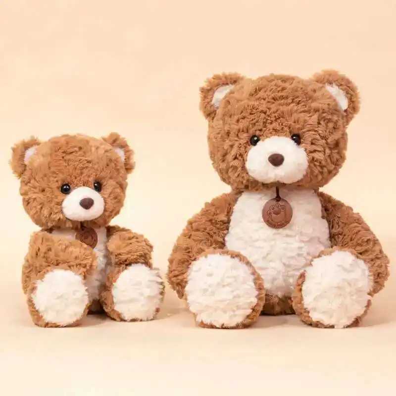 Cute Running Fox Bear Plush Toy Stuffed Soft Animals Raccoon Soft Doll Throw Pillow Birthday Xmas Gift for Girl J251020