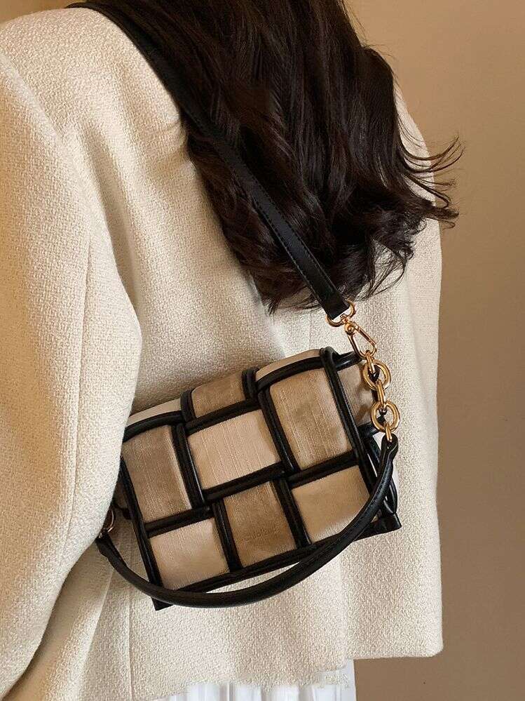 Nanfeng Saint Martin Art Exhibition Woven Bag Women New High End Small Design Sense One Shoulder