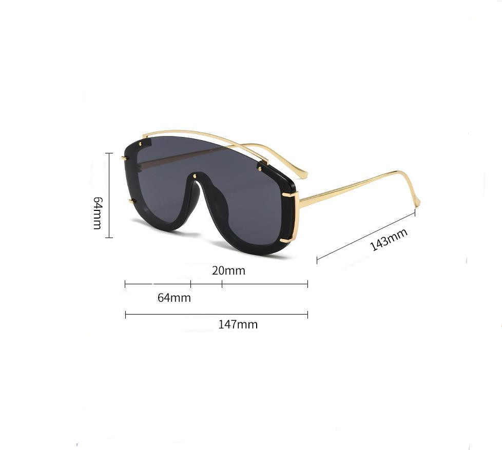 Designer Sunglasses For Women Men Oversized Sunglasses Fashion Classic Polarized Sunglasses Luxury Goggle Pilot PC Frame Oversized UV400 Eyewear KP864