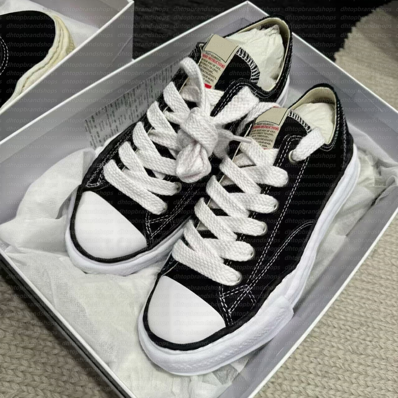 Designer Mens Womens Dissolved Summer New Casual shoes Black and White OG Canvas Luxury Outdoors tennis espadrille Shoes Size 36-46