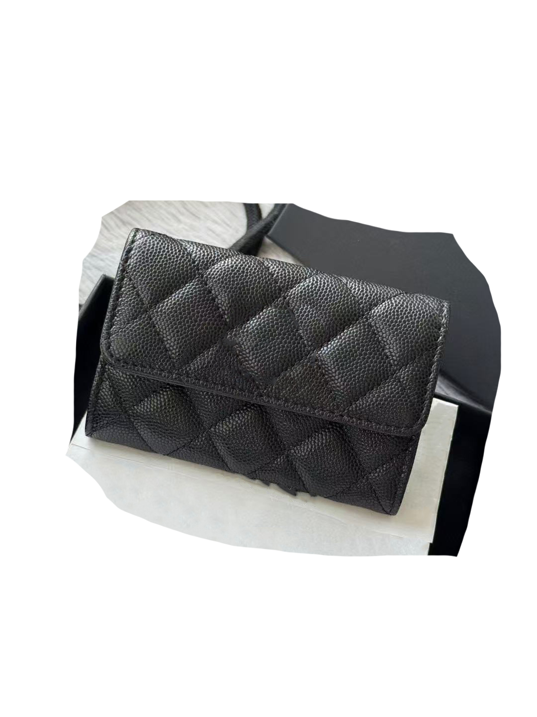 High-quality luxury fashion designer wallet, classic fashion cowhide wallet, credit card coin storage bag, with dustproof bag and packaging box.