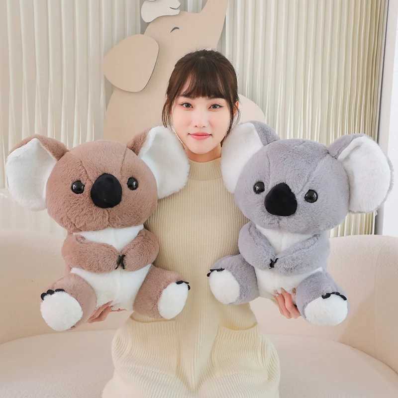 1pc 32cm40cm Lovely Simulation Koala Bear Soft Plush Toy Australia Adventure Koala Doll Stuffed Kawaii Birthday Gift J251020