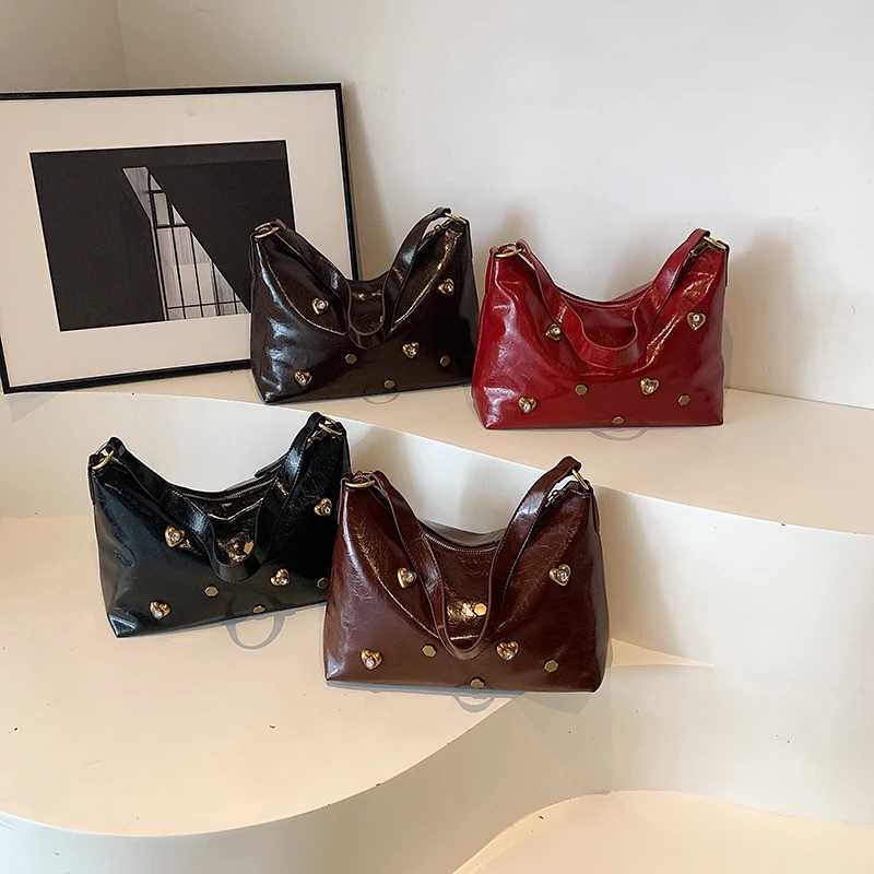 Fashion PU Womens Shoulder Bags 2025 Spring New High Capacity Light Luxury Versatile Single Versatile Crossbody BagsT251020