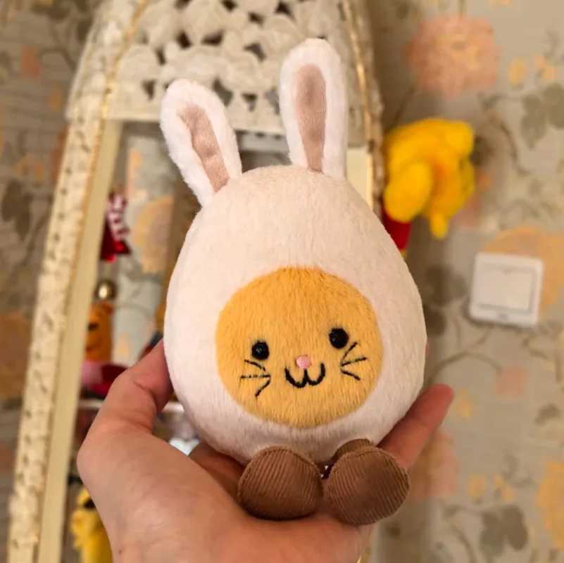 Plush Cat 10cm Nest Egg Toast Diving Doctor Hat Rabbit Face Pistachio Modeling Doll Interactive Toy for Cat Dog Pet Girl Gift J251020