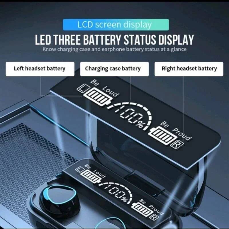 NEW M10 TWS Wireless Headphones Earphones Charging Box Bluetooth-compatible Stereo Waterproof Headsets With Microphone