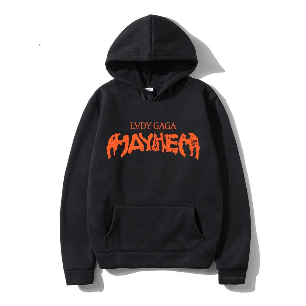 Lady Gaga Mayfem Hoodie WomenMen Aesthetic Letter Printed Hoodie unisex autumnwinter hiphop sweatshirt W251020