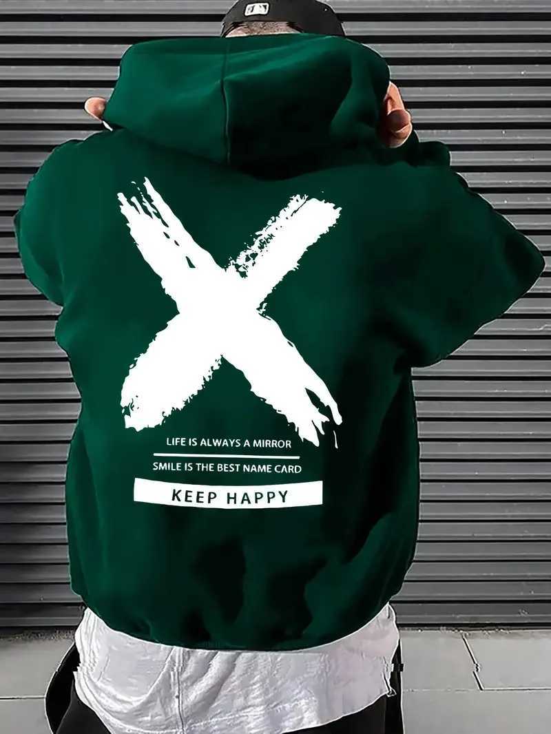 Mens Halloween hoodies with letters and pumpkin ghost prints are suitable for outdoor sports and casual wear in autumn and wint W251020