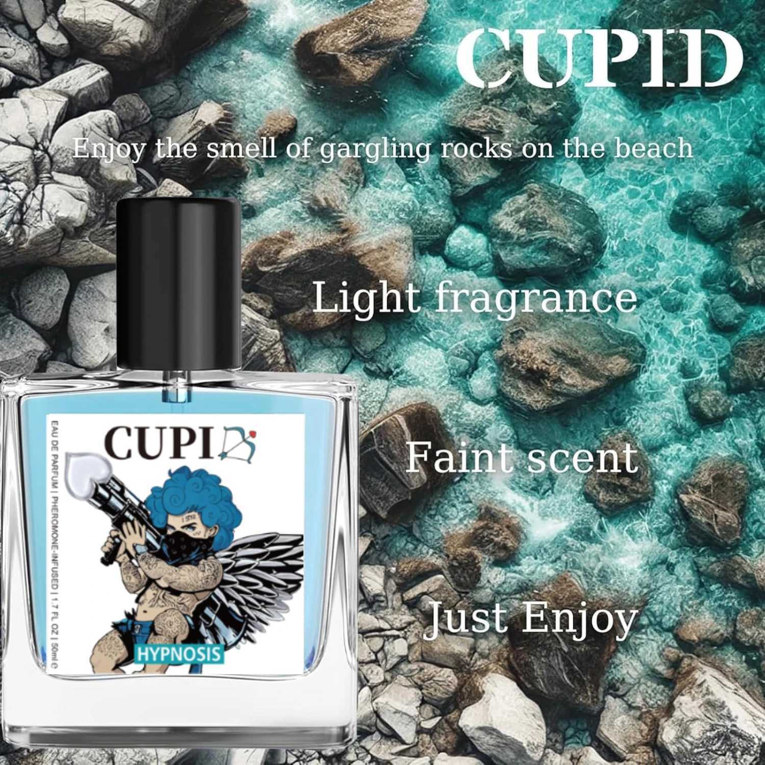 50ML Cupid Hypnosis Pheromone Perfume Long Lasting Enhances Intimacy High Quality Hombre Perfume Perfect Date Attract Women L251021