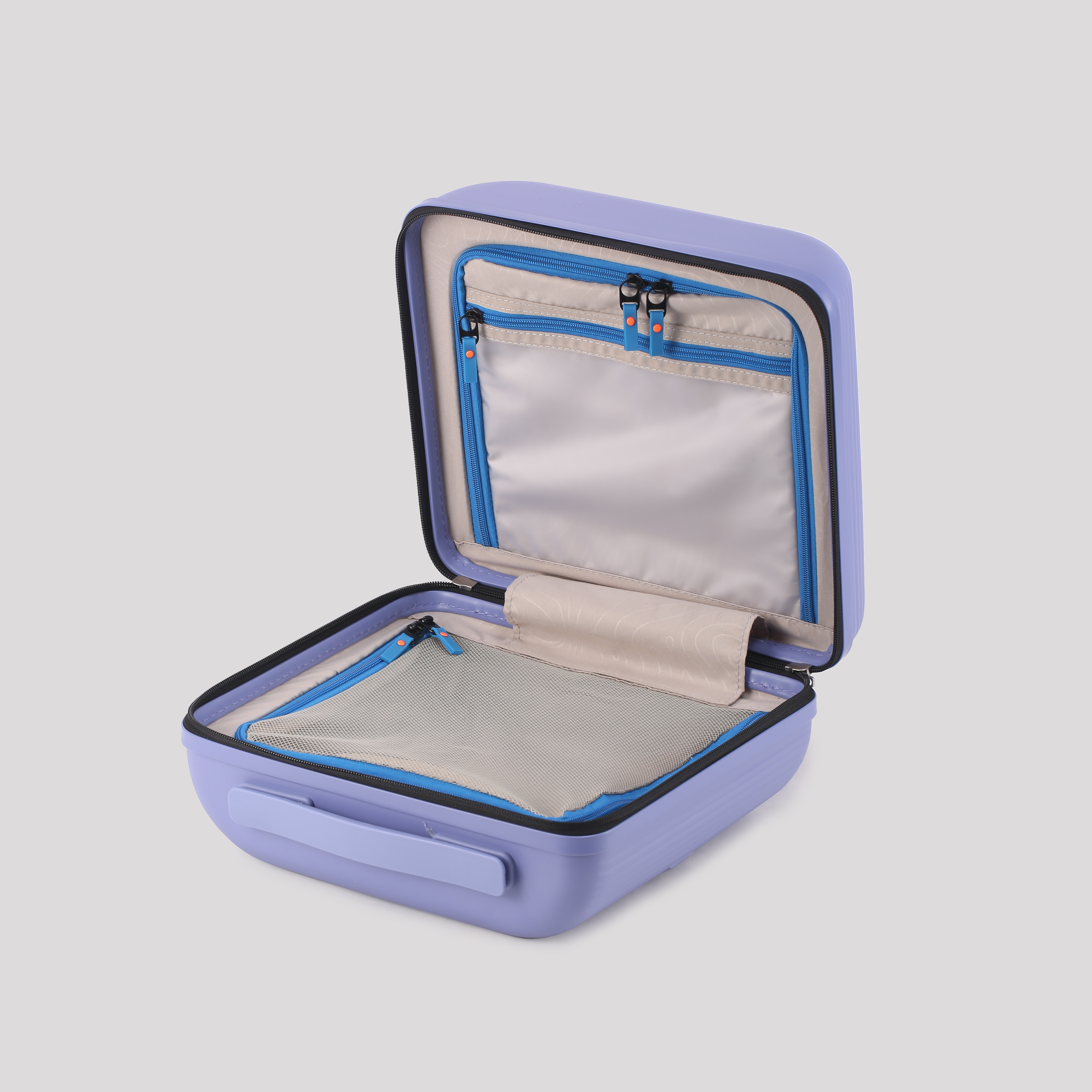 14 Inch Minimalist Luxury PC Handheld Case, Multi - Functional Cosmetic & Storage Box for Travel-stx