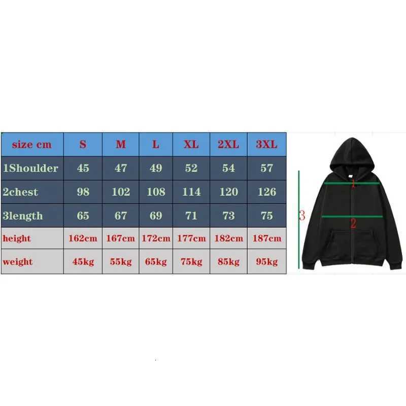 Y2K ZipUp hoodie men clothes with graphic prints hip hop style gothic 2025 Autumn Winter keep warm long sleeves Sweatshirt W251020