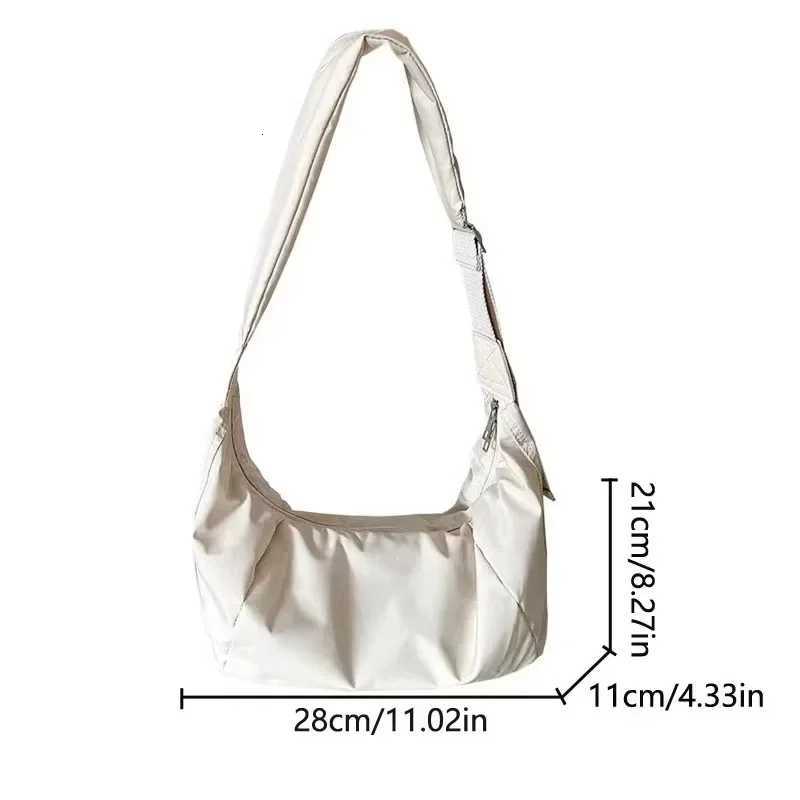 Dumpling Shape Shoulder Bag for Women Hobos Messenger Bag Large Capacity New Style MaterialT251020