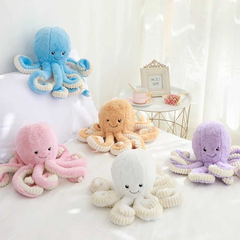 Cute Octopus Plush Doll Octopus Baby Puppet Doll Ocean Plush Toy Childrens Gift Home Decoration Display J251020