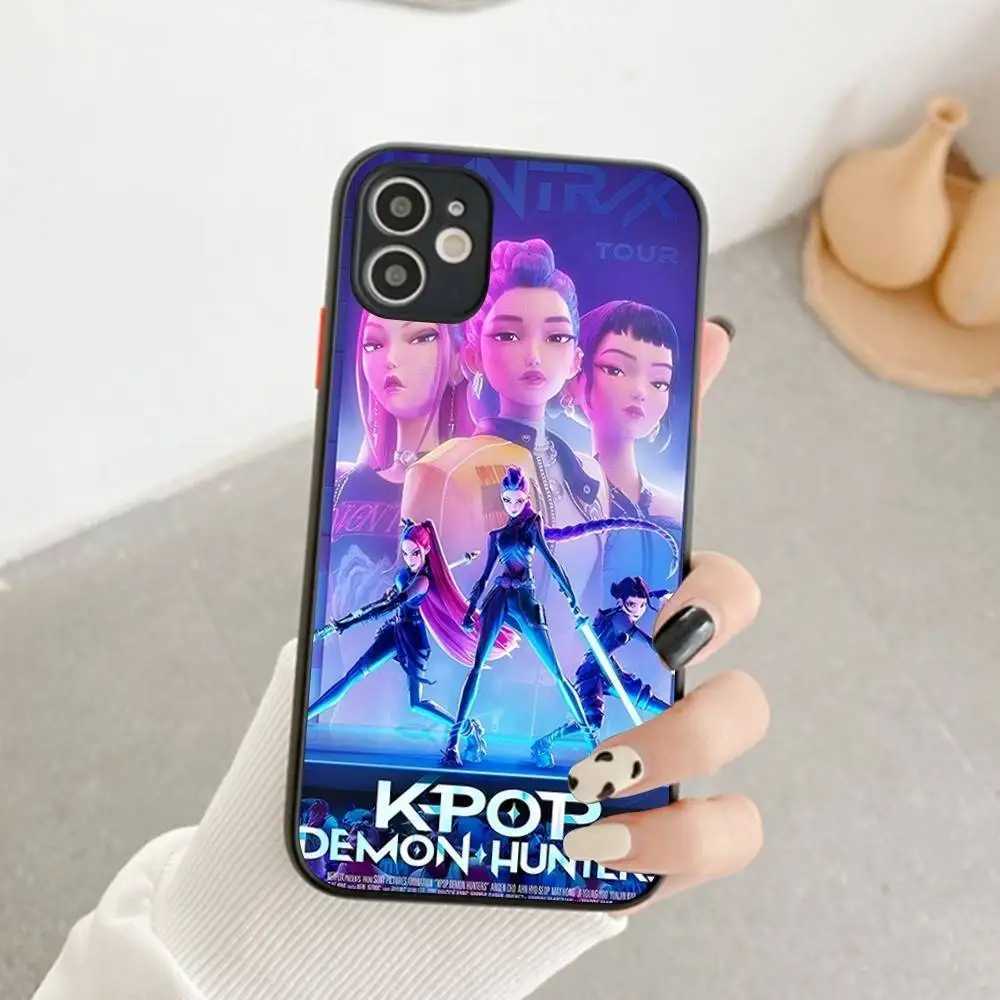 KPop DDemon HHunters Phone Case For iPhone 16 15 14 13 12 11 Pro Max Mini X XS XR SE 7 Plus Shockproof Dustproof Cover Fundas Z20251020