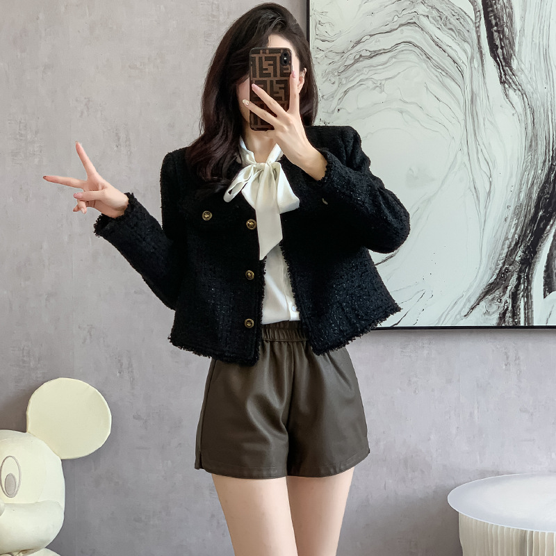 Women's Jackets 2025 French Luxury Small Fragrance Tweed Jacket Women Fashion Casual Short Coat Korean Elegant Outerwear High Quality X21
