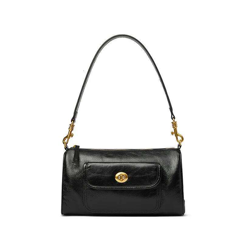 Genuine Leather Underarm New Vintage Y2k Top Layer Cowhide Large Capacity Crossbody Fashionable Ladies Shoulder Bag Suotong251020 Suotong1020