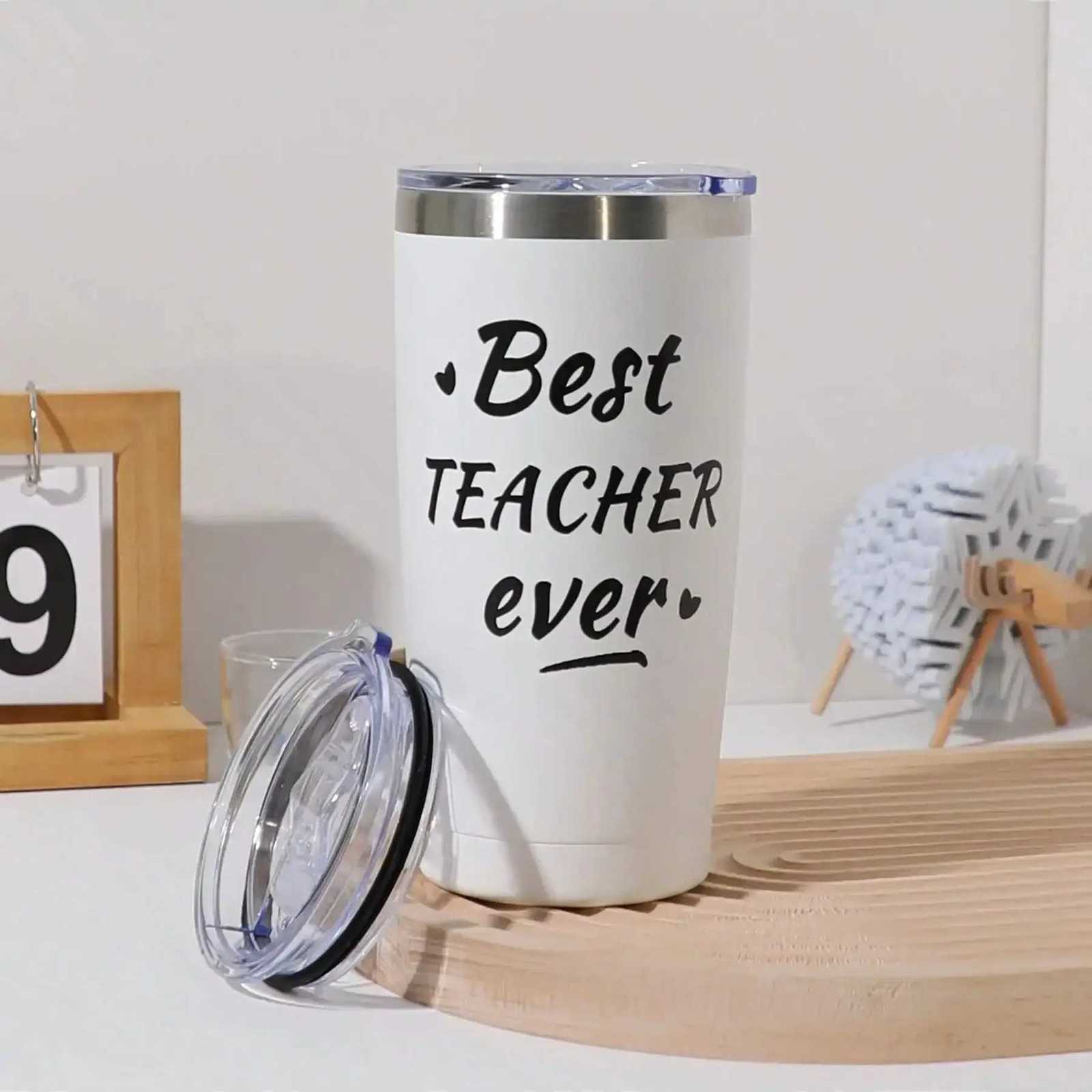 1pc 20oz Stainless Steel Car g with Handle Straw Double Wall Thermal d Travel Cup Vacuum Insated Coffee Cup Y251020