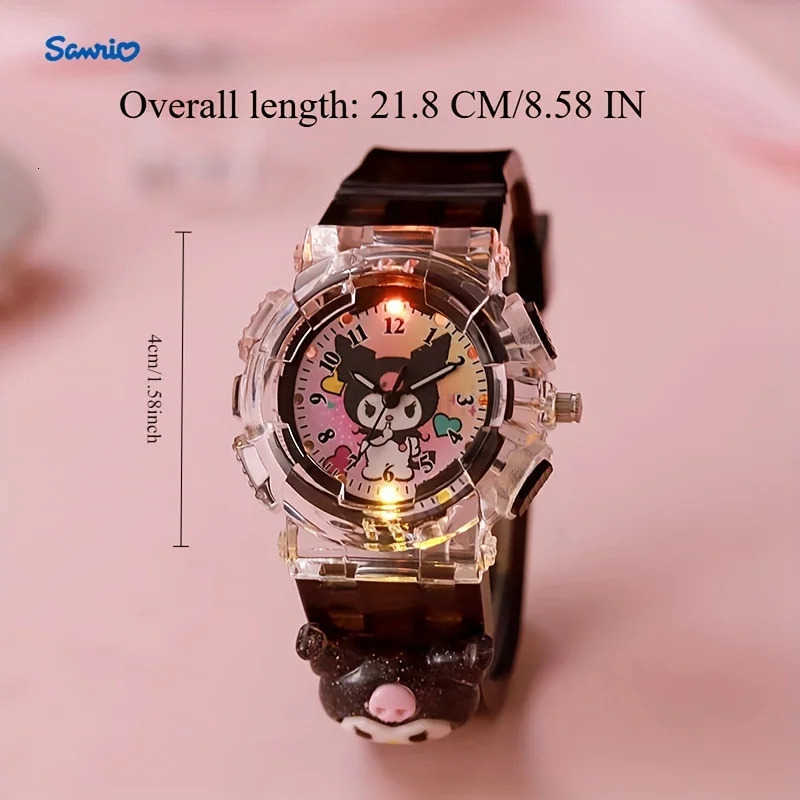 Sanrio 1PC Sanrio Kawaii Cartoon Anime LED Watch Cute Kuromi Melody Pudding Dog Birthday Gifts And Christmas Thanksgiving Gift Toy L251020