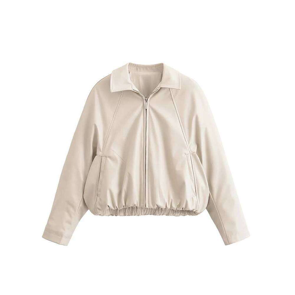 hoodie hoodie Vintage Leather Jacket Autumn Winter Fashion Short Long Sleeve Zipper Jackets Women High Street Leisure Coats jacket jacket