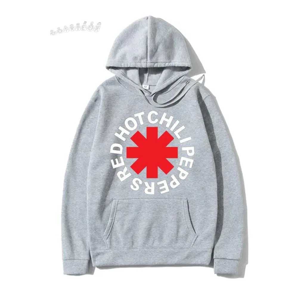 New Hip Hop Clothes Red Hot Chili Hoodie Peppers Women Men Long Sleeve Fleece Sweatshirt Vintage Rock Band Streetwear W251020