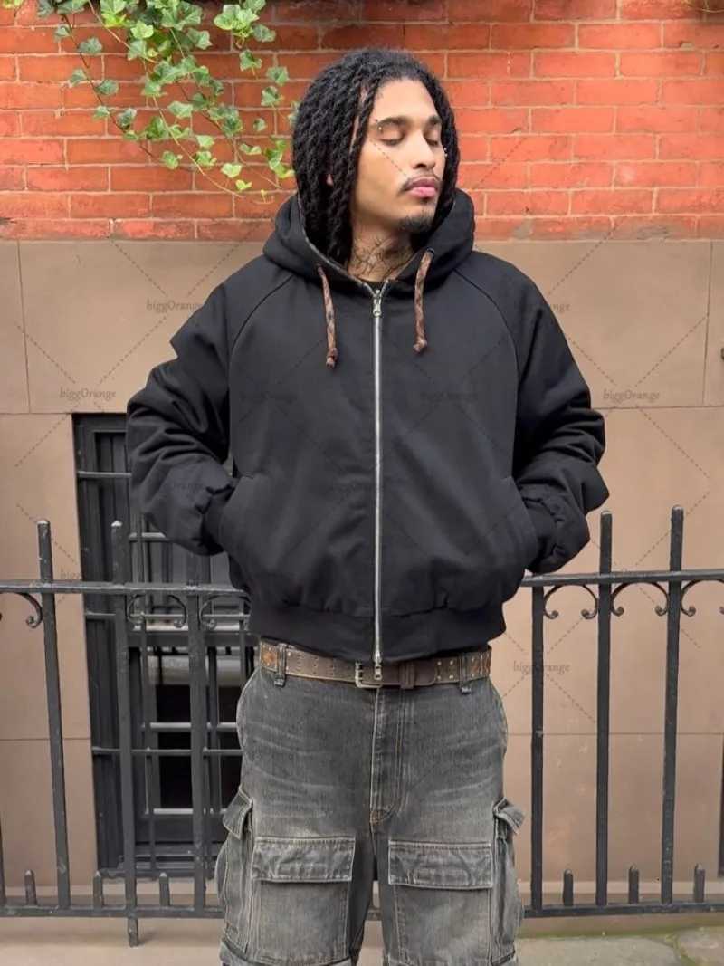 2025 Streetwear Punk Hiphop Oversized Zipper Hoodie Men Casual Rock Y2K Trendy Harajuku Doublesided Loose Sweatshirt Women W251020