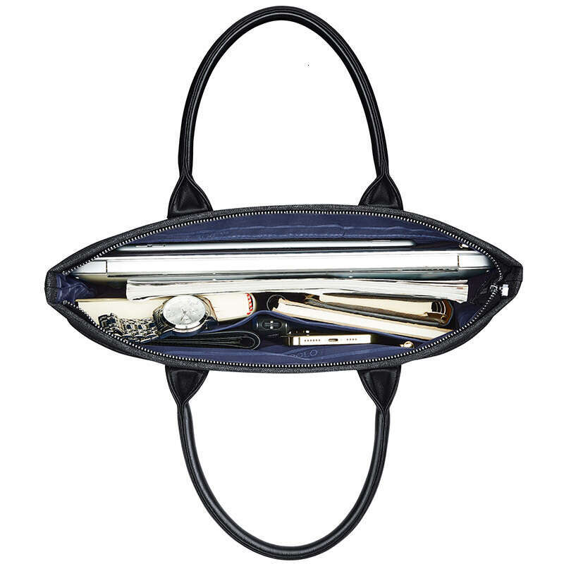 Luxury bag Handheld Briefcase for Men Durable Canvas Commuter Folder Casual Laptop Bag Gift