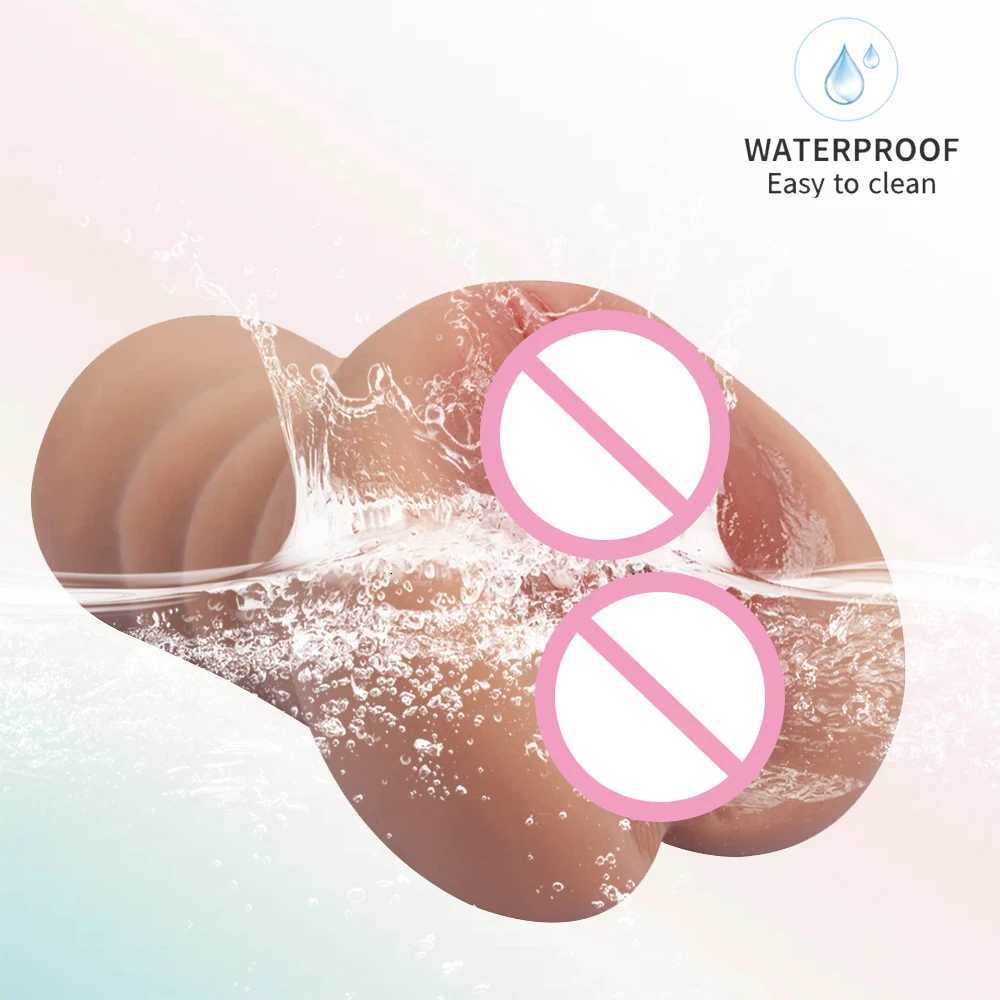 1pcs Male Masturbator 2 In 1 Realistic Vagina Sex Toys For Men Pocket Pussy Blowjob Masturbation Cup Adults Sex Tool for Men W251020