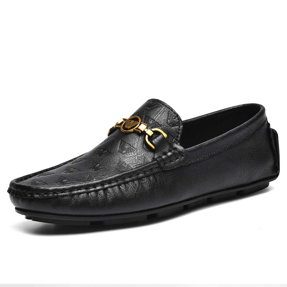 Free shipping new Genuine Loafers Slip-On British Style Casual Men's designer Leather Driving loafers Shoes