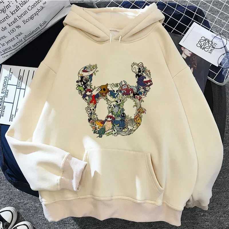 Hollow Knight Hoodies Men Korea Ulzzang Grunge Y2k Aesthetic Fmale Fashion Casual HipHop Sweatshirt Harajuku Unisex W251020