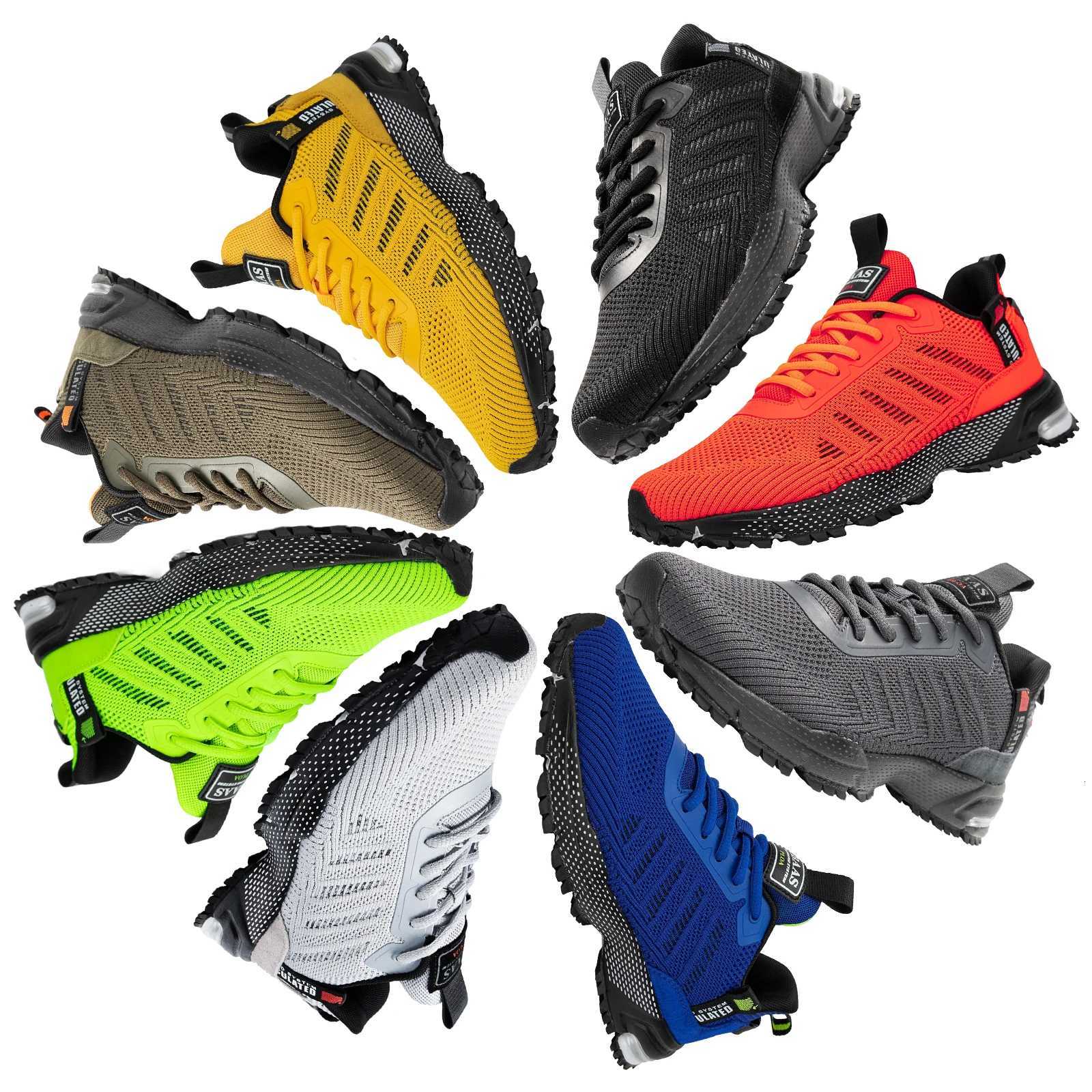 Men Running Shoes Mesh Breathable Sport Shoes For Men FAshion Lightweight Casual Sneakers NonSlip Lace Up Size 4150 Z251020